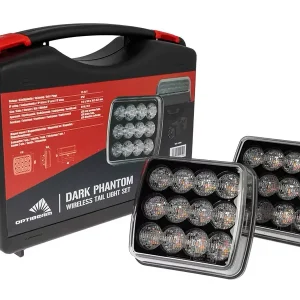 Optibeam Dark Phantom Baklys-sett (Trådløst)