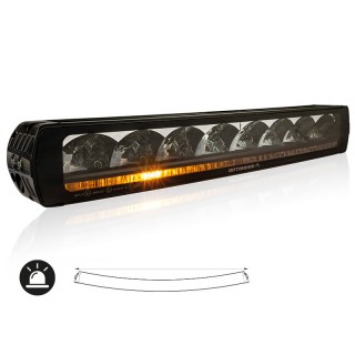 Optibeam Firebar med Varsellys